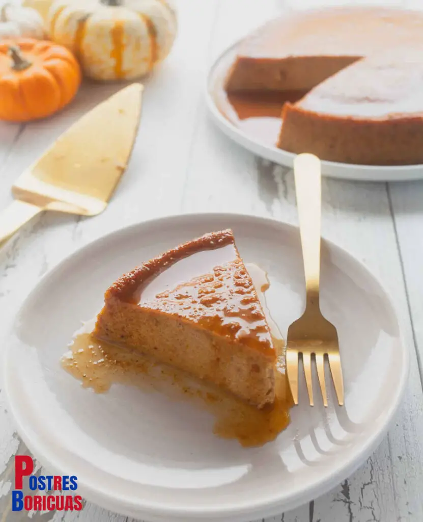 flan de calabaza de puerto rico